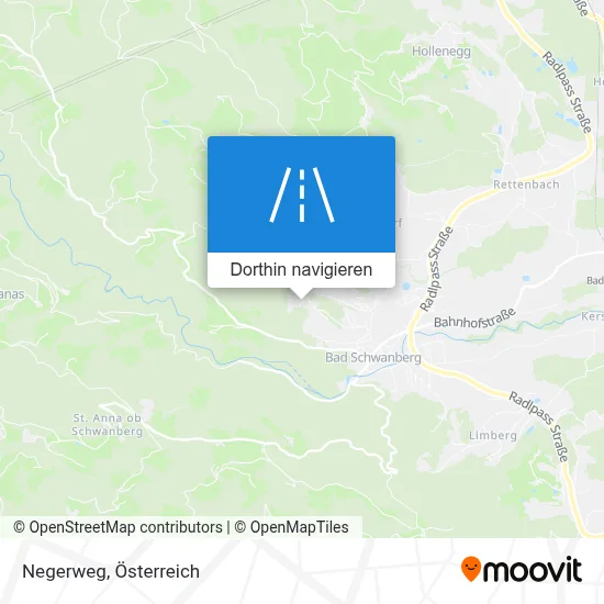 Negerweg Karte