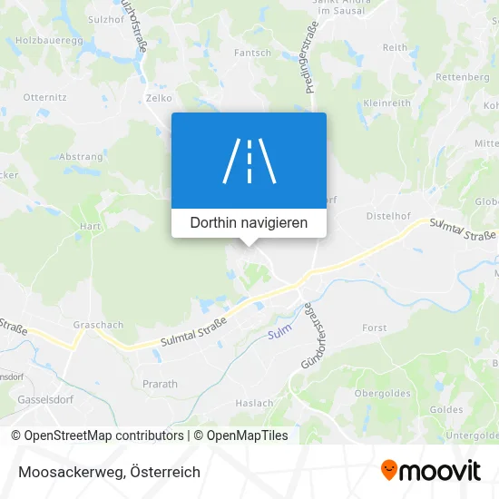 Moosackerweg Karte
