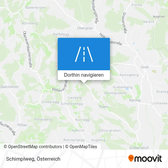 Schimplweg Karte