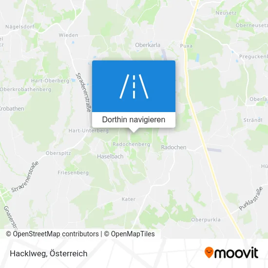 Hacklweg Karte