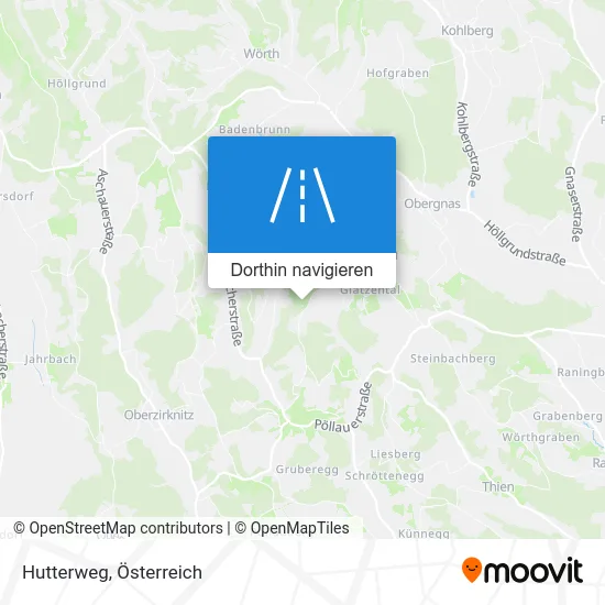 Hutterweg Karte