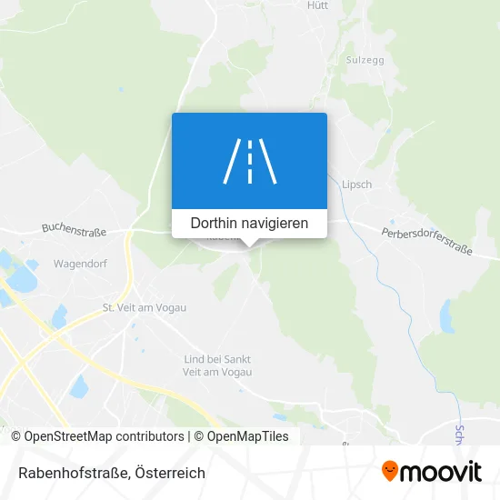 Rabenhofstraße Karte