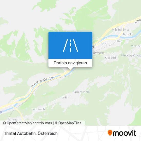 Inntal Autobahn Karte