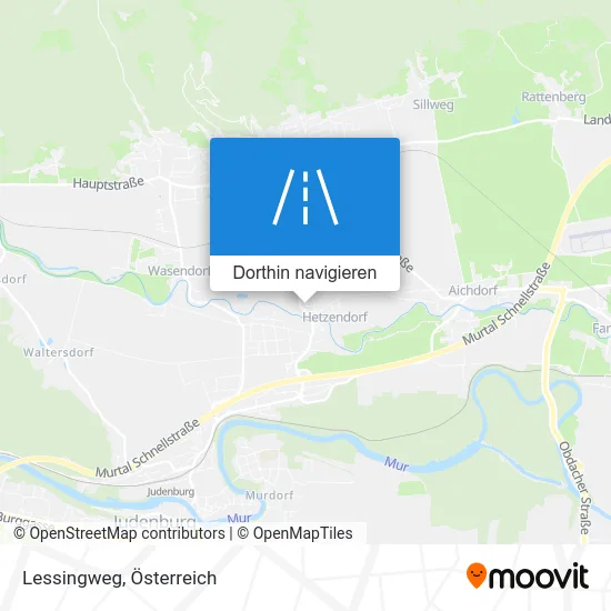 Lessingweg Karte