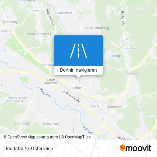 Riedstraße Karte
