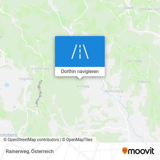 Rainerweg Karte