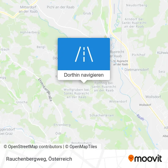 Rauchenbergweg Karte