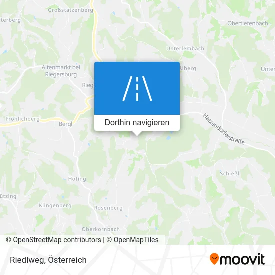 Riedlweg Karte