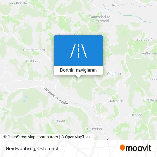 Gradwohlweg Karte