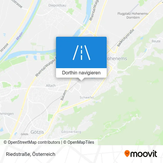 Riedstraße Karte