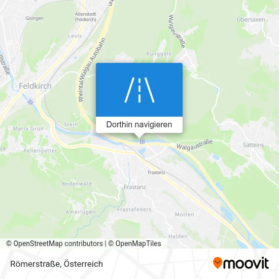 Römerstraße Karte