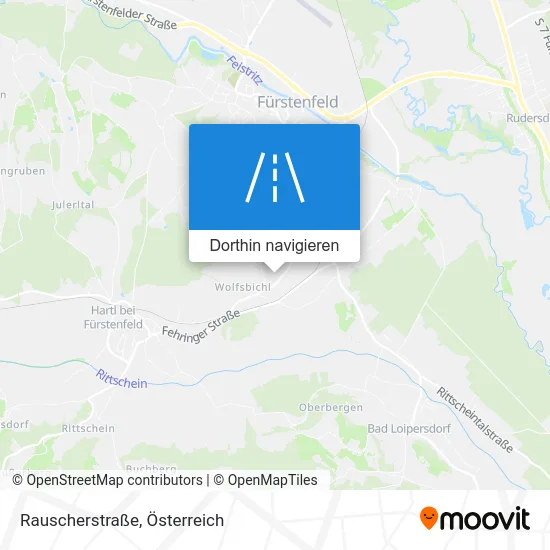 Rauscherstraße Karte