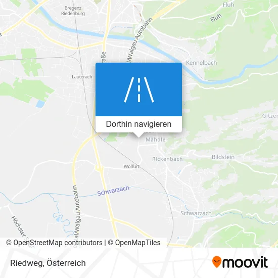 Riedweg Karte