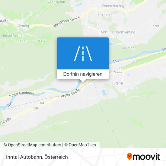 Inntal Autobahn Karte