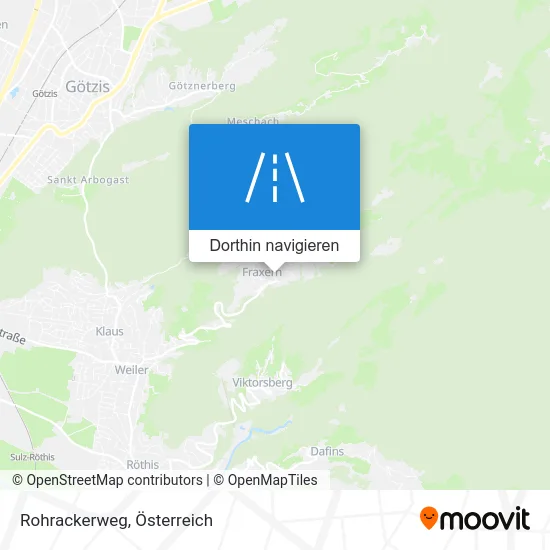 Rohrackerweg Karte