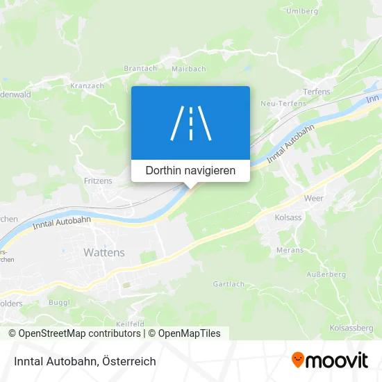 Inntal Autobahn Karte
