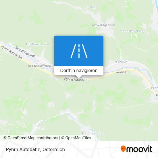 Pyhrn Autobahn Karte