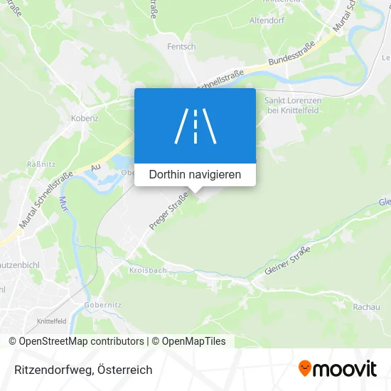 Ritzendorfweg Karte