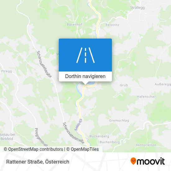 Rattener Straße Karte