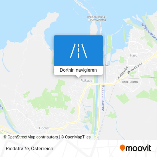 Riedstraße Karte