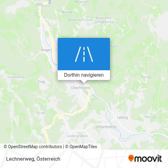 Lechnerweg Karte