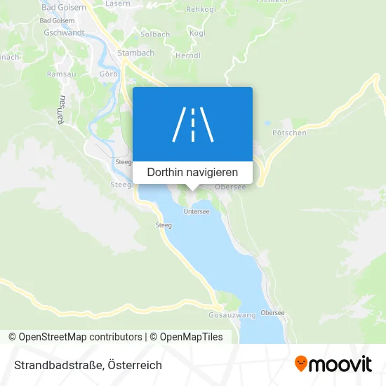 Strandbadstraße Karte