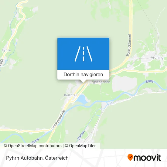 Pyhrn Autobahn Karte