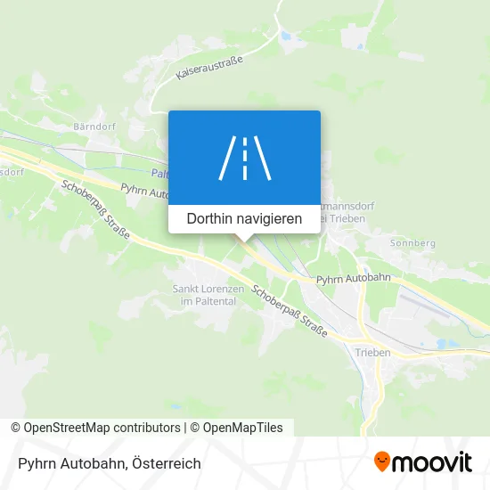 Pyhrn Autobahn Karte