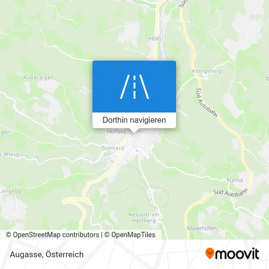 Augasse Karte