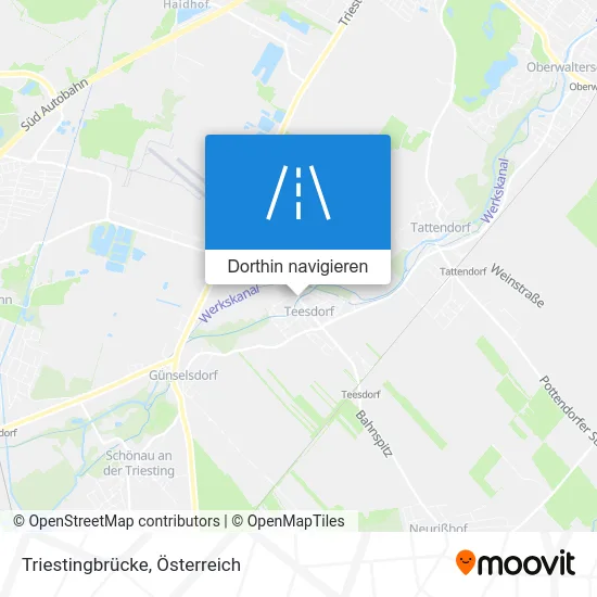 Triestingbrücke Karte