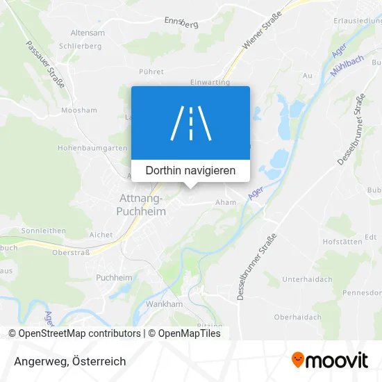 Angerweg Karte