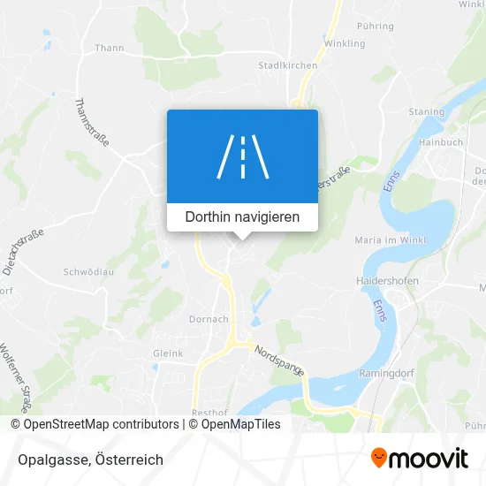 Opalgasse Karte