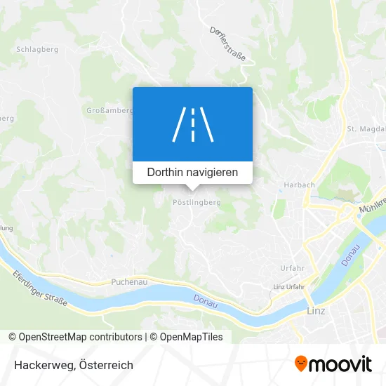 Hackerweg Karte