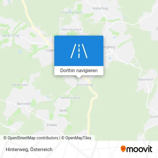 Hinterweg Karte