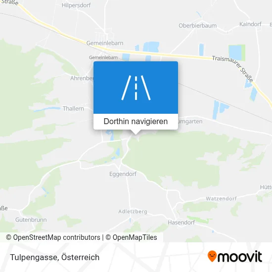 Tulpengasse Karte