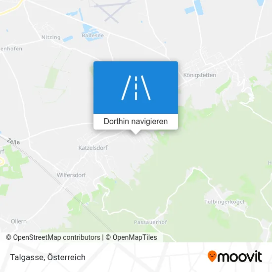 Talgasse Karte