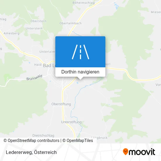 Ledererweg Karte