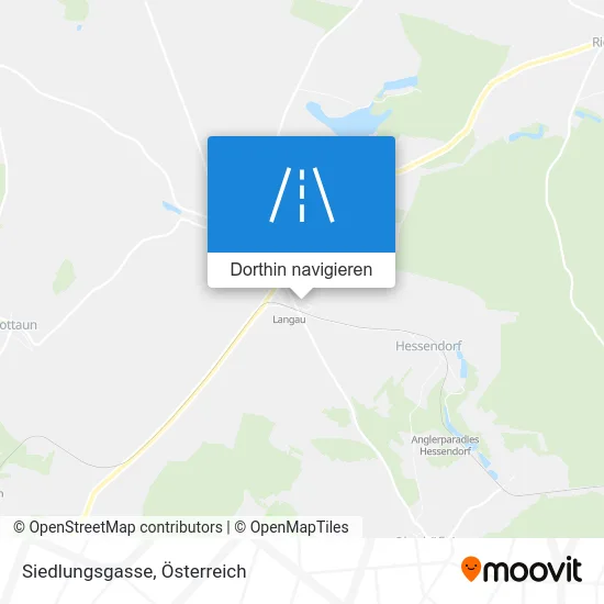 Siedlungsgasse Karte