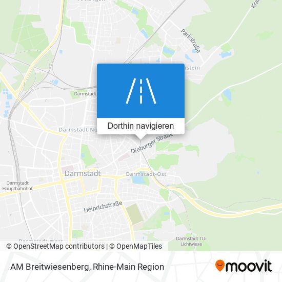 AM Breitwiesenberg Karte
