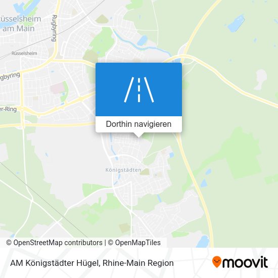 AM Königstädter Hügel Karte