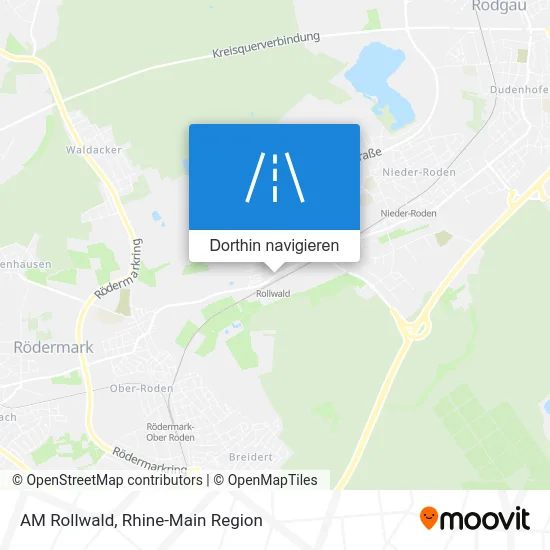 AM Rollwald Karte