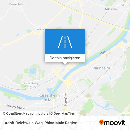 Adolf-Reichwein-Weg Karte