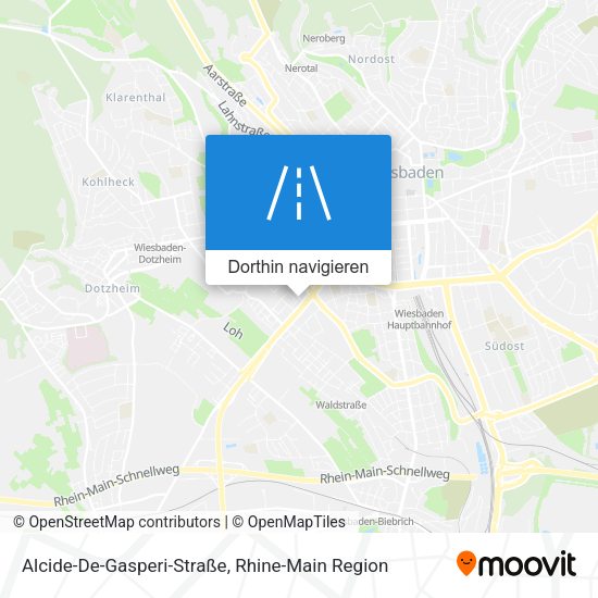 Alcide-De-Gasperi-Straße Karte
