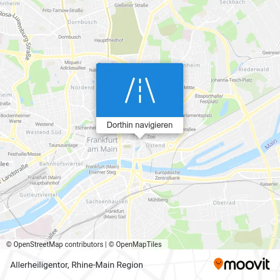 Allerheiligentor Karte