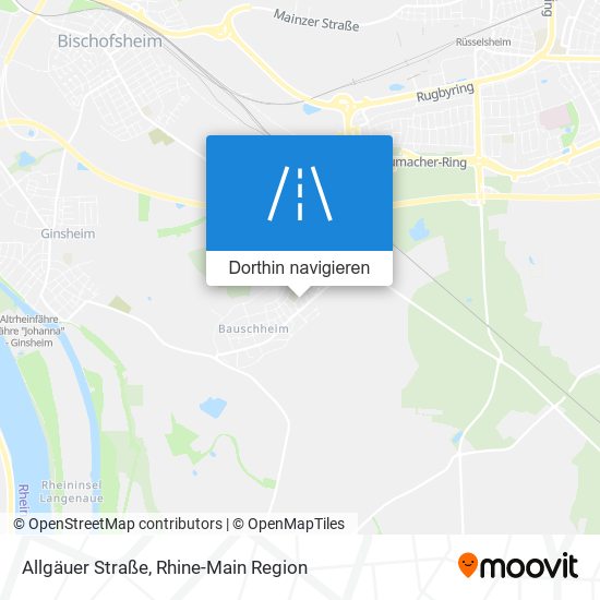 Allgäuer Straße Karte