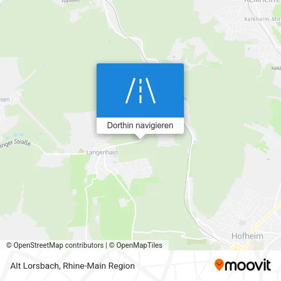 Alt Lorsbach Karte
