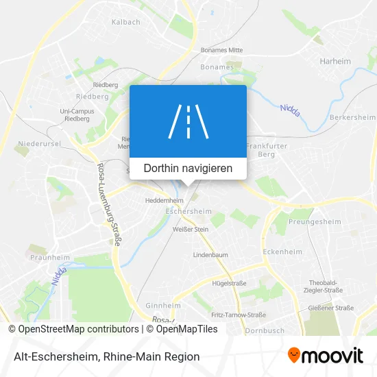 Alt-Eschersheim Karte