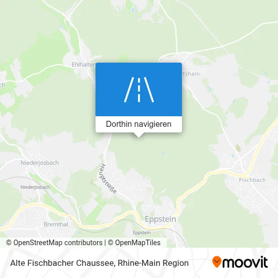 Alte Fischbacher Chaussee Karte