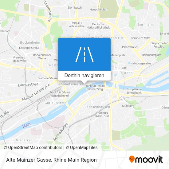 Alte Mainzer Gasse Karte