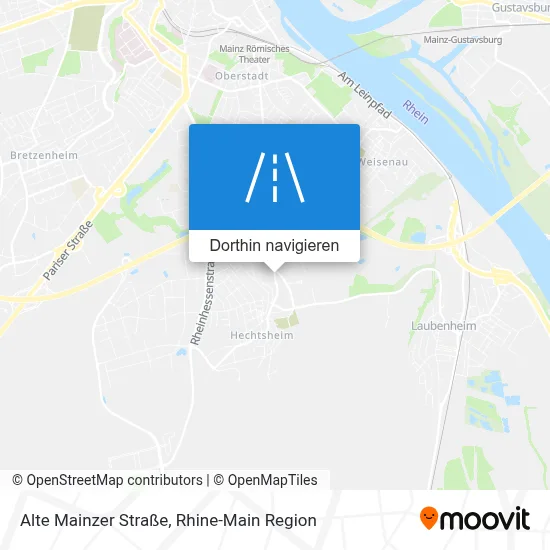 Alte Mainzer Straße Karte